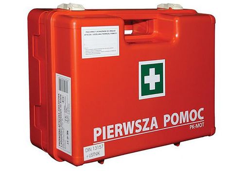 Apteczka K15 przemysłowa z wieszakiem + ustnik na Arena.pl