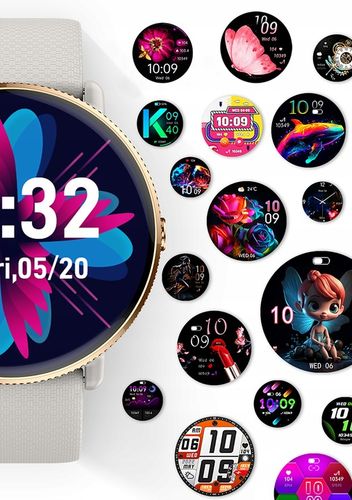 SMARTWATCH DAMSKI AMOLED FUNKCJA ROZMOWY SMS CIŚNIENIOMIERZ POMIAR TĘTNA na Arena.pl