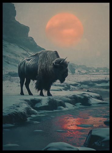 Plakat 40x55cm Żubrowy Monolit na Arena.pl