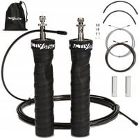 SKAKANKA BOKSERSKA CROSSFIT Z OBCIĄŻENIEM REGULOWANA Z ŁOŻYSKAMI WYTRZYMAŁA