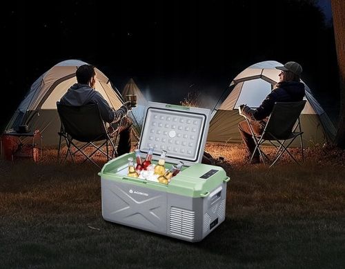 Przenośna lodówka z trybami MAX i ECO 17L AAOBOSI szara 60x33,4x32,4 cm na Arena.pl