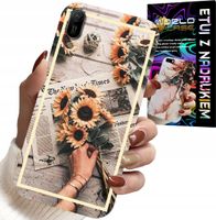 ETUI DO HUAWEI Y6 2019 - KWIATISTY WZÓR SŁONECZNIK SŁONECZNIKI