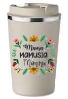 KUBEK TERMICZNY Premium beżowy MAMA prezent Dzień Matki dla Mamy KT_484_b