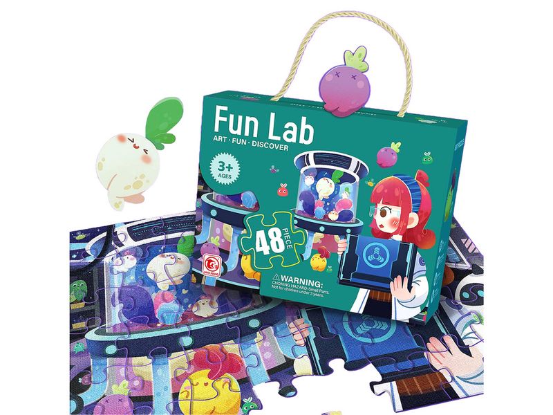 Puzzle Dla Dzieci Układanka Laboratorium 48 elem. zdjęcie 2