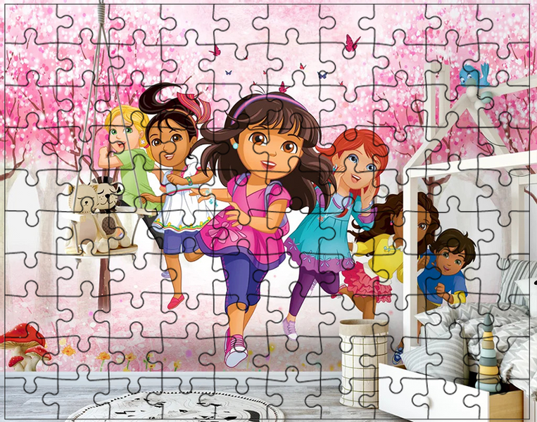 Puzzle tradycyjne Dora Odkrywca zdjęcie 1