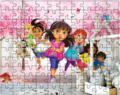 Puzzle tradycyjne Dora Odkrywca
