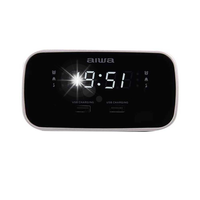 Radiobudzik AIWA CRU-19BK FM LED Funkcja Snooze Czarny