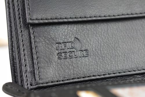 Zagatto Portfel Skórzany Naturalny Czarny ZG-N4-F2 Męski na Arena.pl