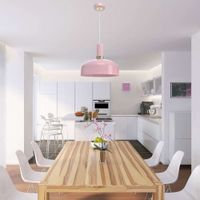 Wisząca LAMPA loft MALMO MLP6199 Milagro metalowa OPRAWA zwis różowy