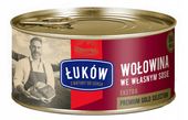 ŁUKÓW WOŁOWINA W SOSIE WŁASNYM 300G KONSERWA