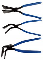 SZCZYPCE DEKARSKIE DO GIĘCIA BLACHY 3x CĘGI ZESTAW 45°, 90°, 180°