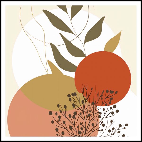 Plakat 100x100cm Impresja Jesieni zdjęcie 3