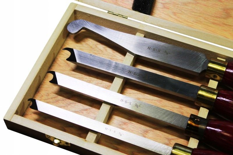 Dłuta tokarskie Holzmann ADSRS 4TLG zestaw dłut zdjęcie 2