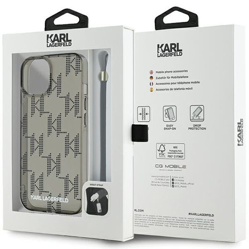 Etui Karl Lagerfeld do iPhone 15, iPhone 14, iPhone 13, Czarny na Arena.pl