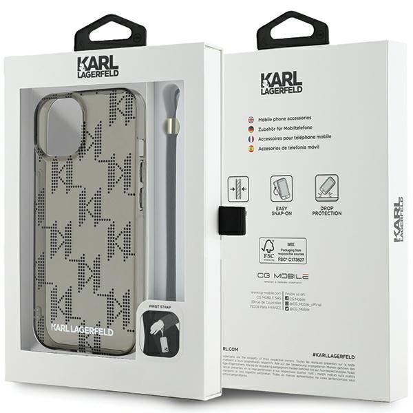 Etui Karl Lagerfeld do iPhone 15, iPhone 14, iPhone 13, Czarny zdjęcie 7