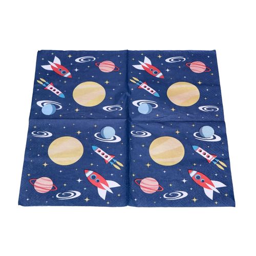 Serwetki papierowe kosmos rakiety, 20 szt. na Arena.pl