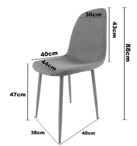 Krzesło tapicerowane GIULIA VELVET GREY na Arena.pl