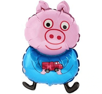 Balon foliowy świnka George, 60 cm