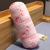 Pluszowa Poduszka CYLINDRYCZNA - WAŁEK - Nowość Różowy Flaming 100cm