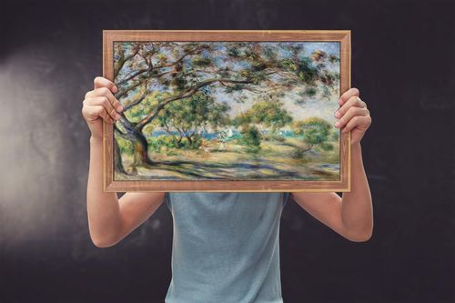 Bois de la Chaise, Pierre-Auguste Renoir - plakat 42x29,7 cm na Arena.pl