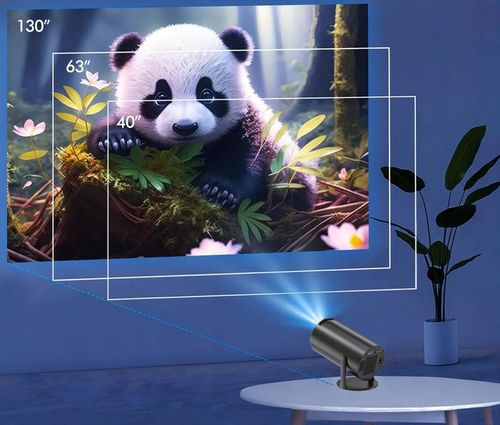 PRZENOŚNY PROJEKTOR OBROTOWY RZUTNIK GŁOŚNIK ANDROID SMART TV WIFI na Arena.pl