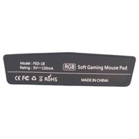 podkładka gamingowa pod mysz rgb led usb 35x25cm