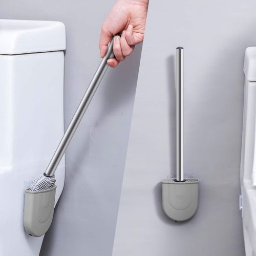 Szczotka do Toalety Łazienki z Silikonową Główką 4 na Arena.pl