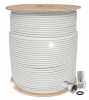 KABEL KONCENTRYCZNY ANTENOWY LEXTON F660 CCS 300M SZPULA 6,93MM HD 4K