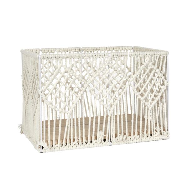 Zestaw 3 koszy BOHO zdjęcie 3