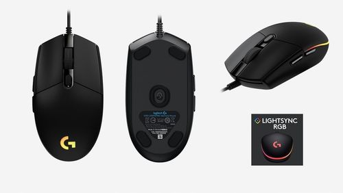 Mysz przewodowa Logitech G102 Czarna USB 8000DPI sensor optyczny LIGHTSYNC na Arena.pl