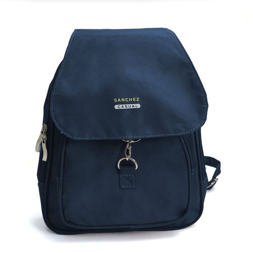 mały plecak z mikrofibry sanchez casual - granatowy na Arena.pl