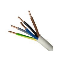 PRZEWÓD YDY 5X2,5 ŻO BIAŁY 450/750V - 100 MB - E314EF-YY003