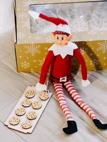 ZESTAW PAKA GADŻETÓW DREWNIANYCH DLA ELFA TABLICZKI ELFOMTER ZADANIA DRZWI na Arena.pl