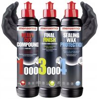 PASTY POLERSKIE MENZERNA ZESTAW DO POLEROWANIA LAKIERU AUTA USUWA RYSY