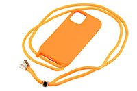 Etui ze sznurkiem RCK do Apple iPhone 12 / 12 Pro pomarańczowy