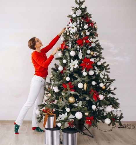 STOJAK CHOINKOWY METALOWY POD CHOINKĘ PODSTAWKA NA DRZEWKO POJEMNIK ZIELONY na Arena.pl