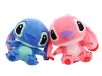 2 X STITCH MASKOTKA PLUSZOWA STICH +ANGELA PRZYTULANKA ZABAWKA 25CM