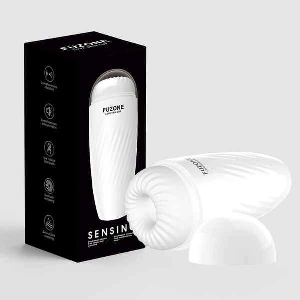 Vibrating masturbation cup USB, sensory function zdjęcie 12
