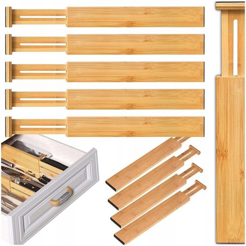 4x ORGANIZER DO SZUFLADY SZUFLAD PRZEGRÓDKA SEPARATOR PRZEGRODY na Arena.pl