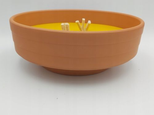 Znicz CERAMICZNY WSZYSTKICH SWIETYCH gliniak gliniany retro kopciuch DUZY na Arena.pl