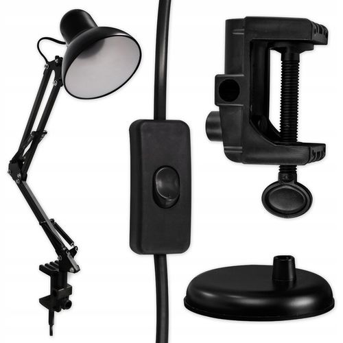 LAMPKA BIURKOWA KREŚLARSKA SZKOLNA BIURKO LED E27 na Arena.pl