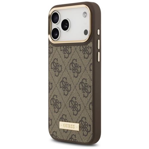 etui guess 4g logo plate magsafe do      iphone 17 pro max brązowy na Arena.pl