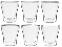 SZKLANKI DO NAPOJÓW DRINKÓW TERMICZNE 250ml KOMPLET 6 szt SZKLANEK