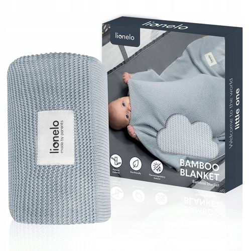 KOCYK BAMBUSOWY OTULACZ DZIECIĘCY 75x100cm MIĘKKI LIONELO BAMBOO BLANKET na Arena.pl