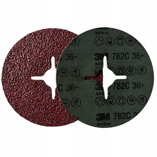 25x 3M DYSK FIBROWY 782C p36 KRĄŻEK 125x22 gr 36+CUBITRON II ORYGINAŁ FIBRA na Arena.pl