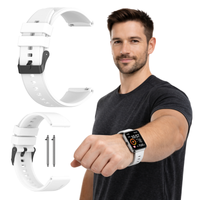 Pasek do Xiaomi Redmi Watch 5 Lite na zegarek opaska bransoleta biały 22mm