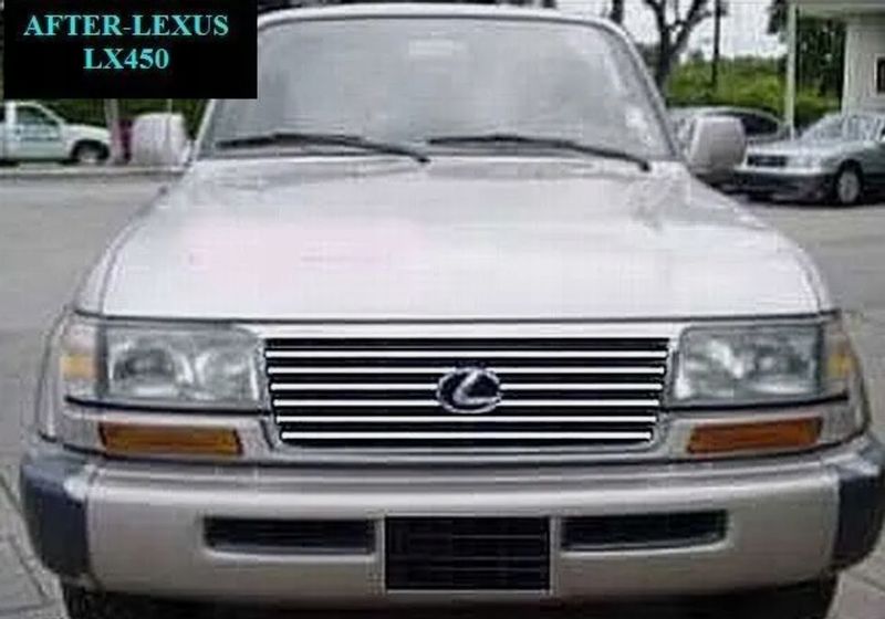 1996-1997 LEXUS LX450 LX 450 - LIstwy chrom grill chromowan zdjęcie 3