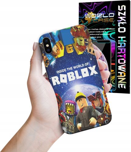 ETUI DO IPHONE XS MAX - ROBLOX DZIECIECE WZORY SUPER MARIO + SZKŁO na Arena.pl