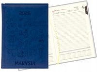 GRAWEROWANY KALENDARZ DZIENNY książkowy A5 2026 personalizacja + imię