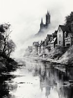 Plakat 15x20cm Mglisty Refleks